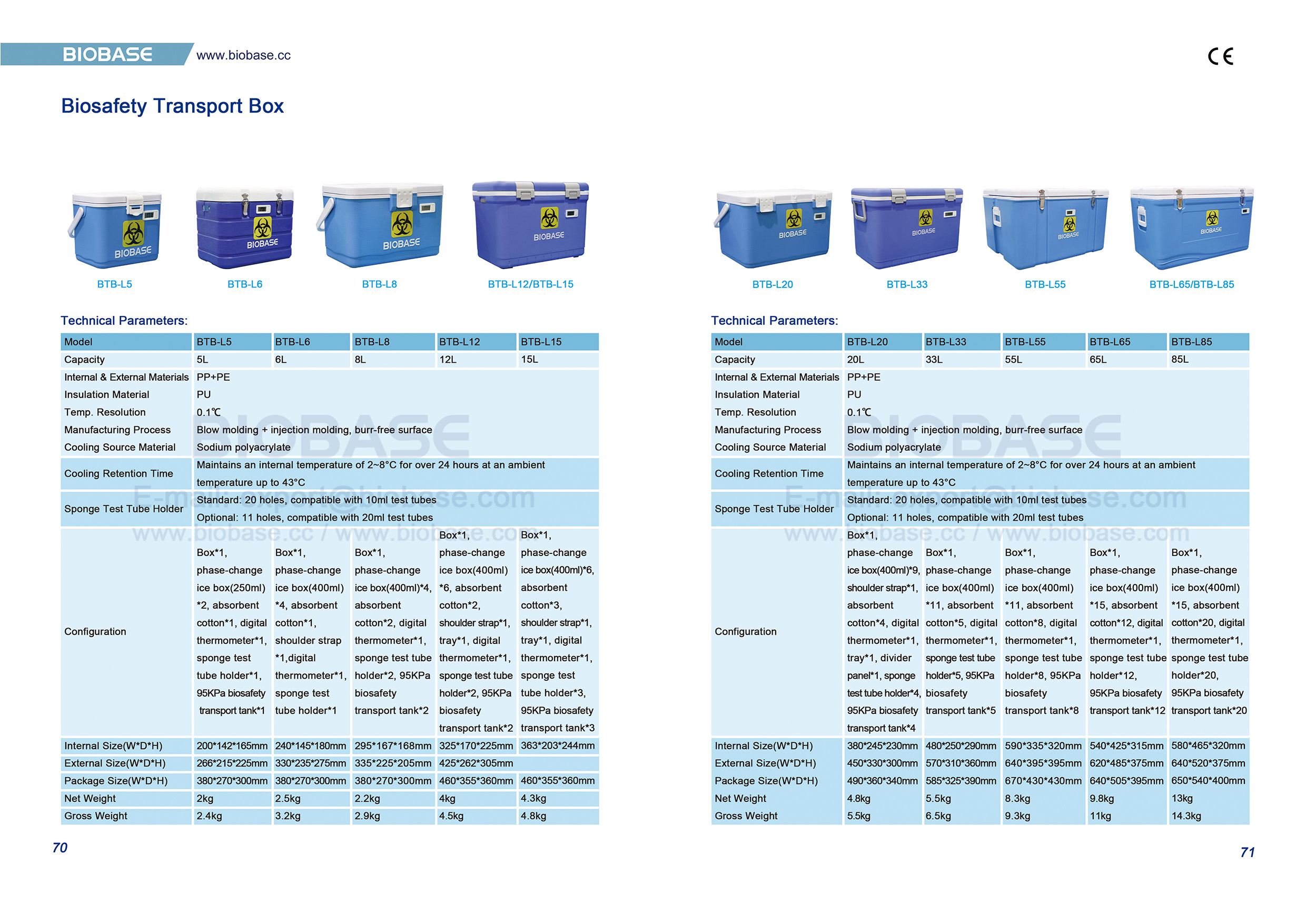 70-71 транспортная коробка биобезопасности