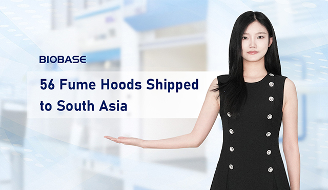 56 Biobase Fume Hoods находятся на пути в Южную Азию!