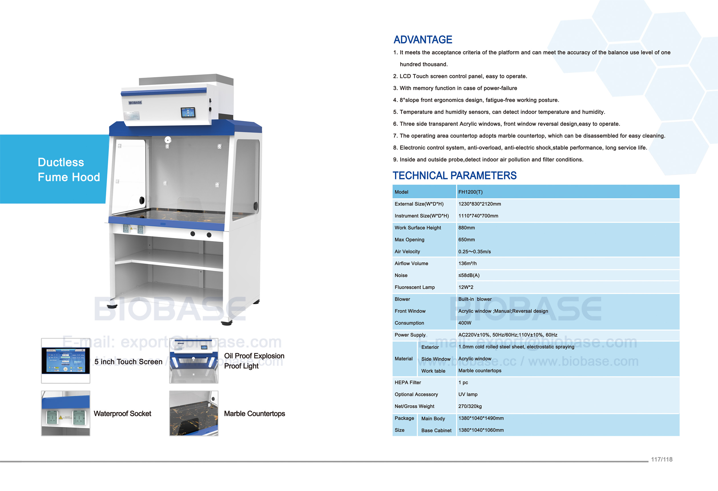 117-118 Fume Fume Hood
