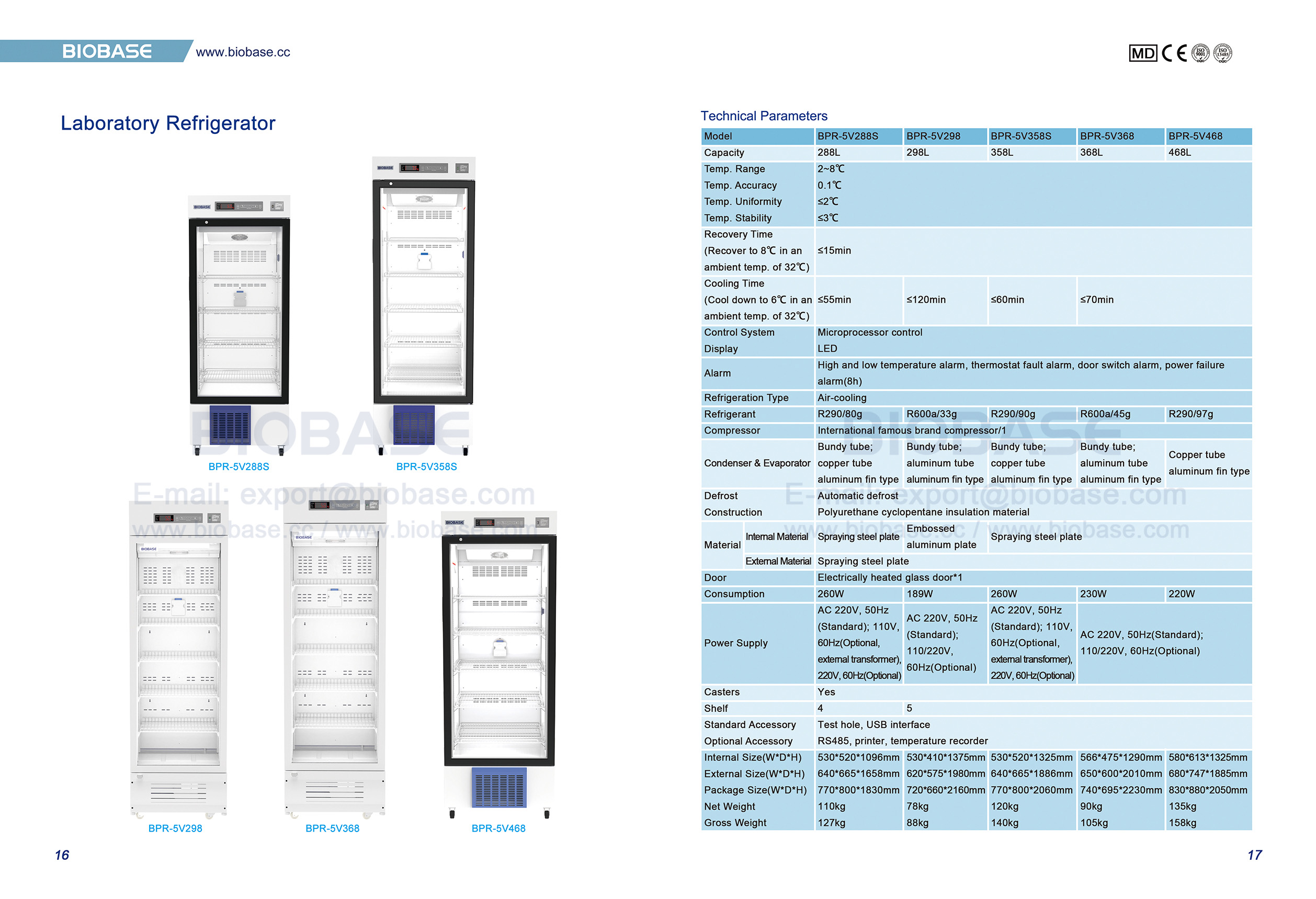 16-17 Лабораторный холодильник