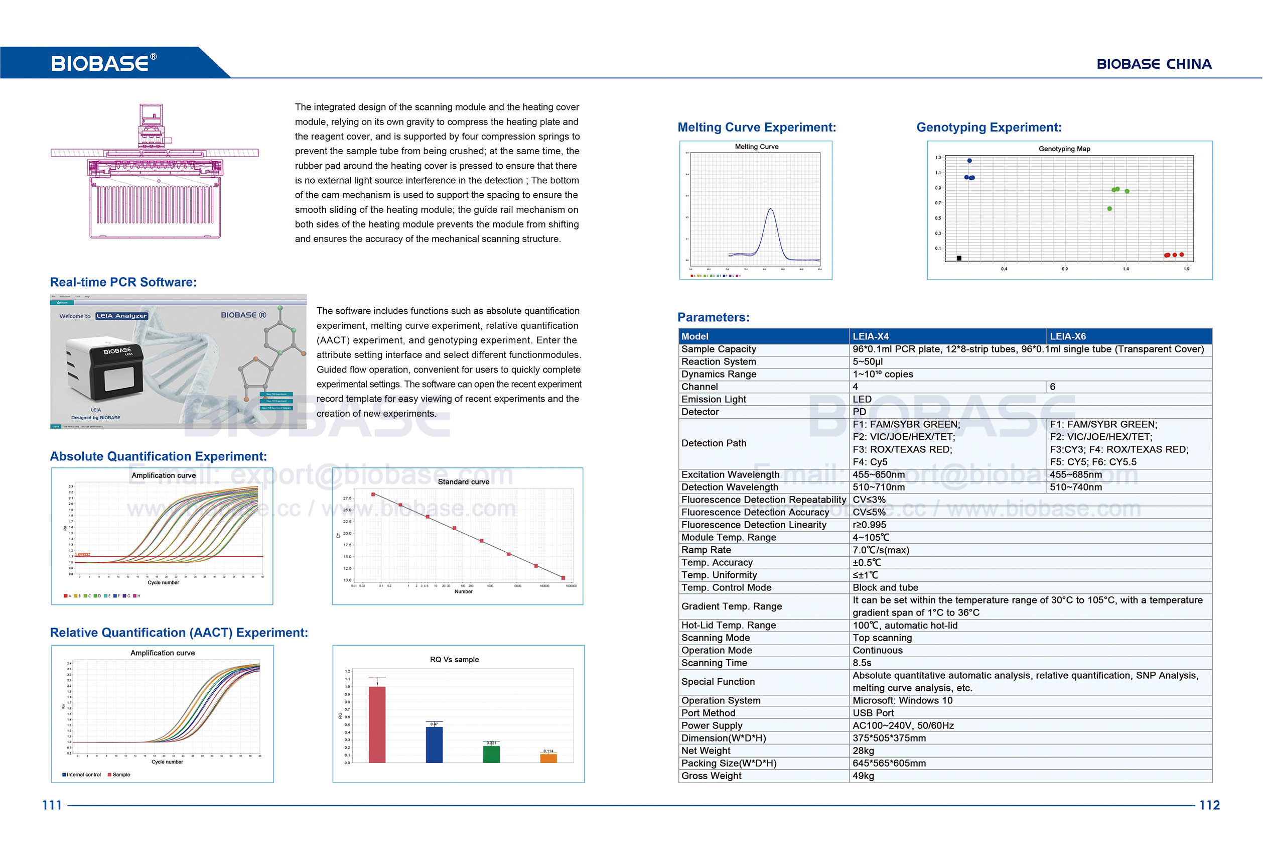 111-112 Флуоресцентная система количественного обнаружения